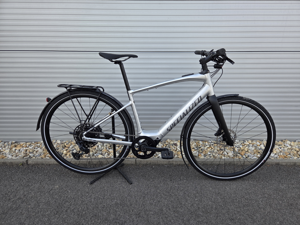 Specialized Turbo Vado SL 5.0 EQ Ebike (szálcsiszolt aluminium, carbon villa, 35Nm, 320Wh, sram gx, 1km, M)